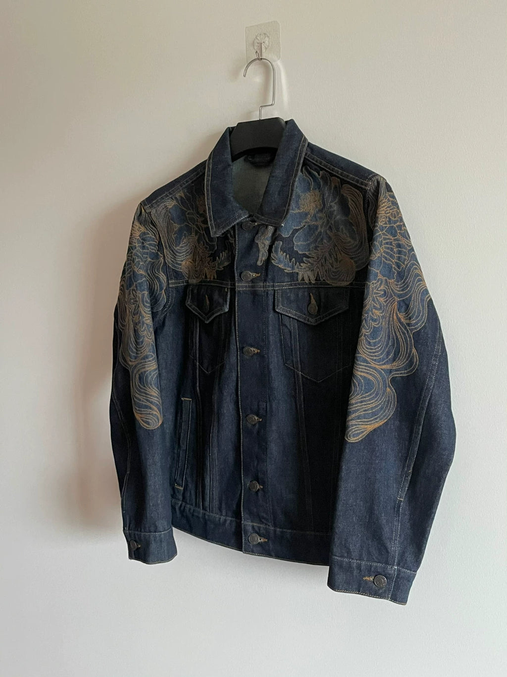 Dries Van Noten | SS 2018 Runway Floral Embroidered Denim Jacket