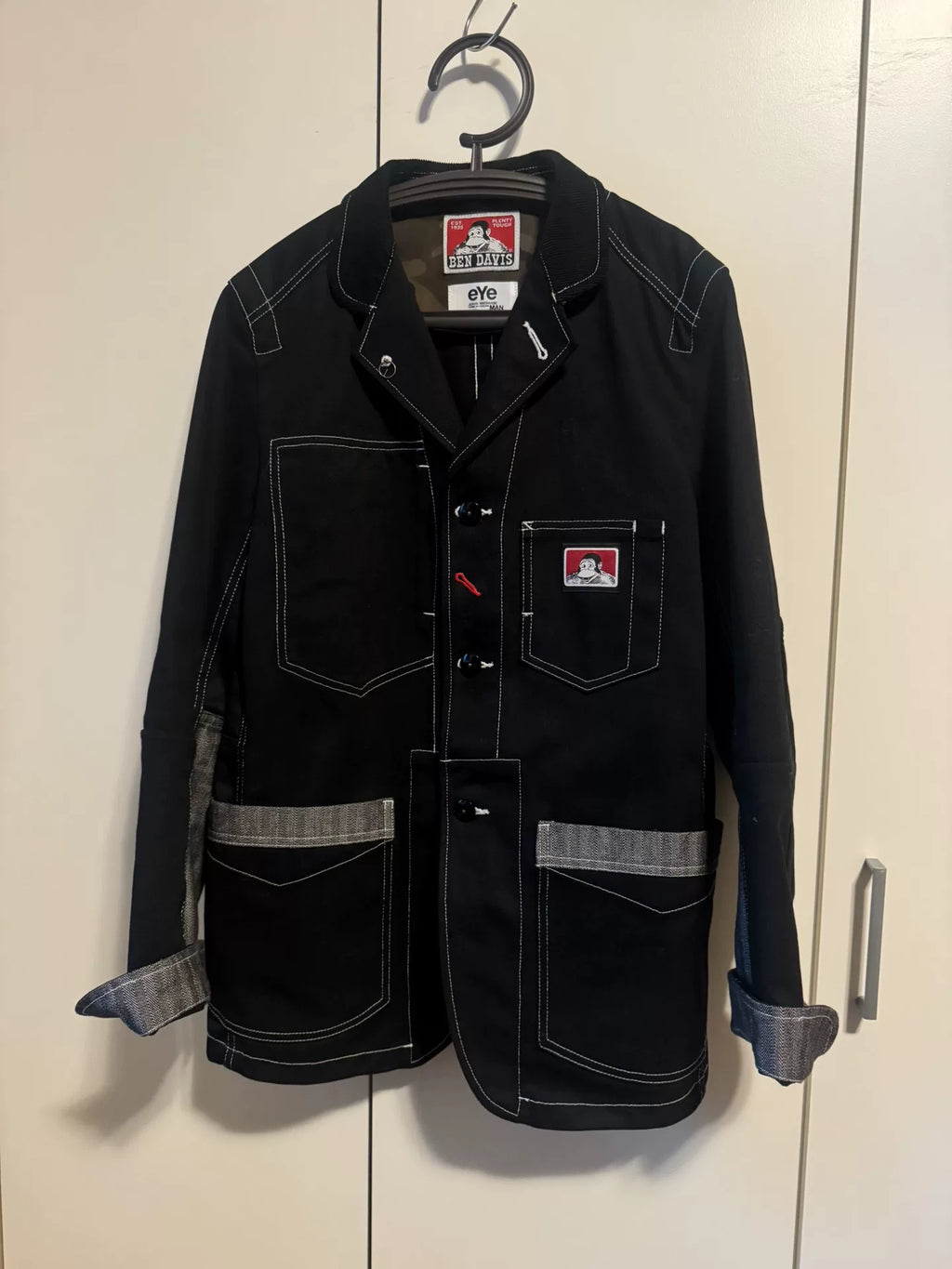 Junya Watanabe Man Denim Color-Block Suit