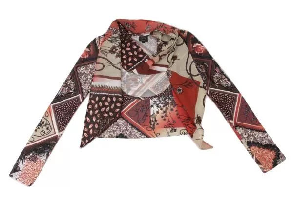 Jean Paul Gaultier Vintage Burgundy Floral Top