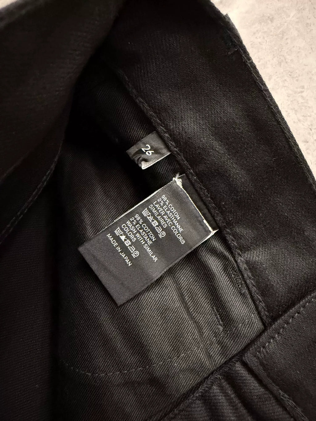 Celine Black Straight-Leg Denim Jeans