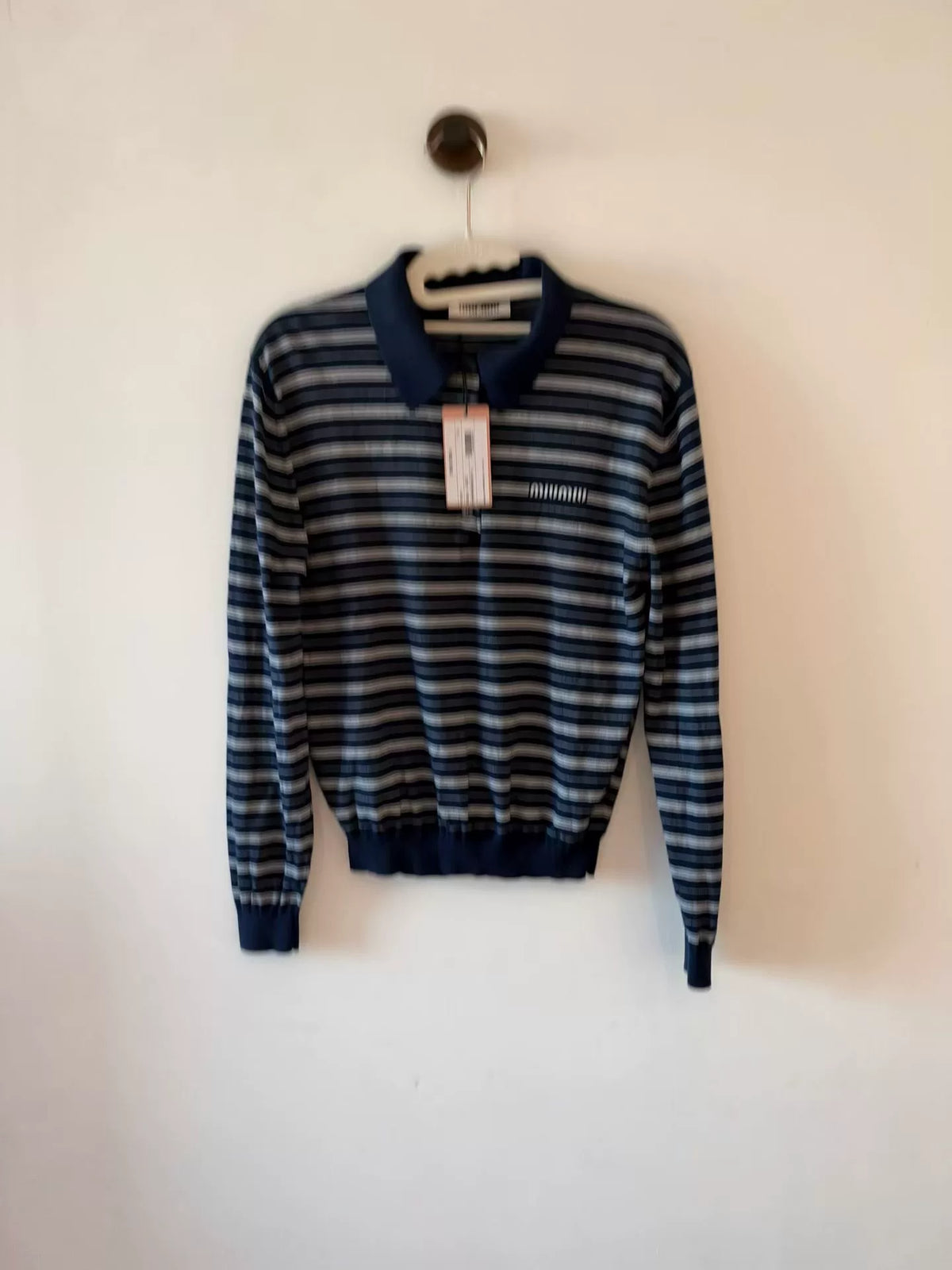 Miu Miu Striped Knit Sweater