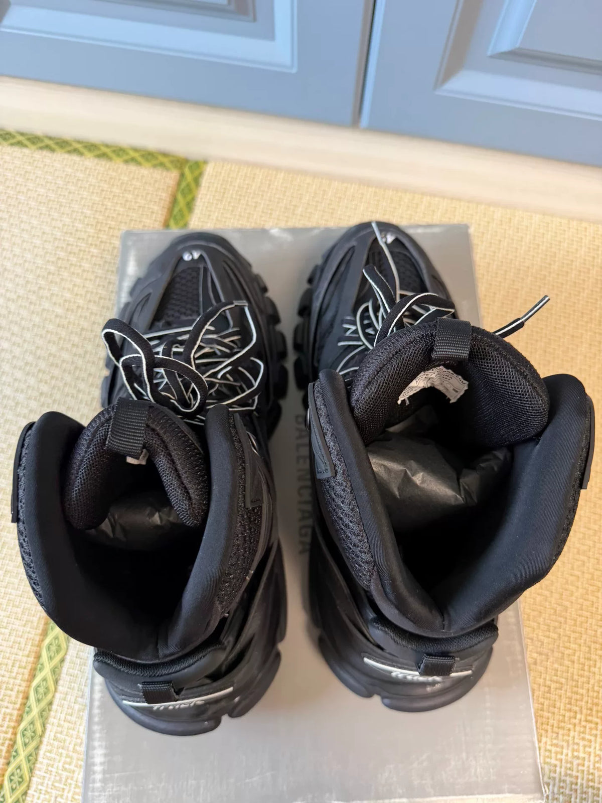 Balenciaga Track Black High-Top Sneakers