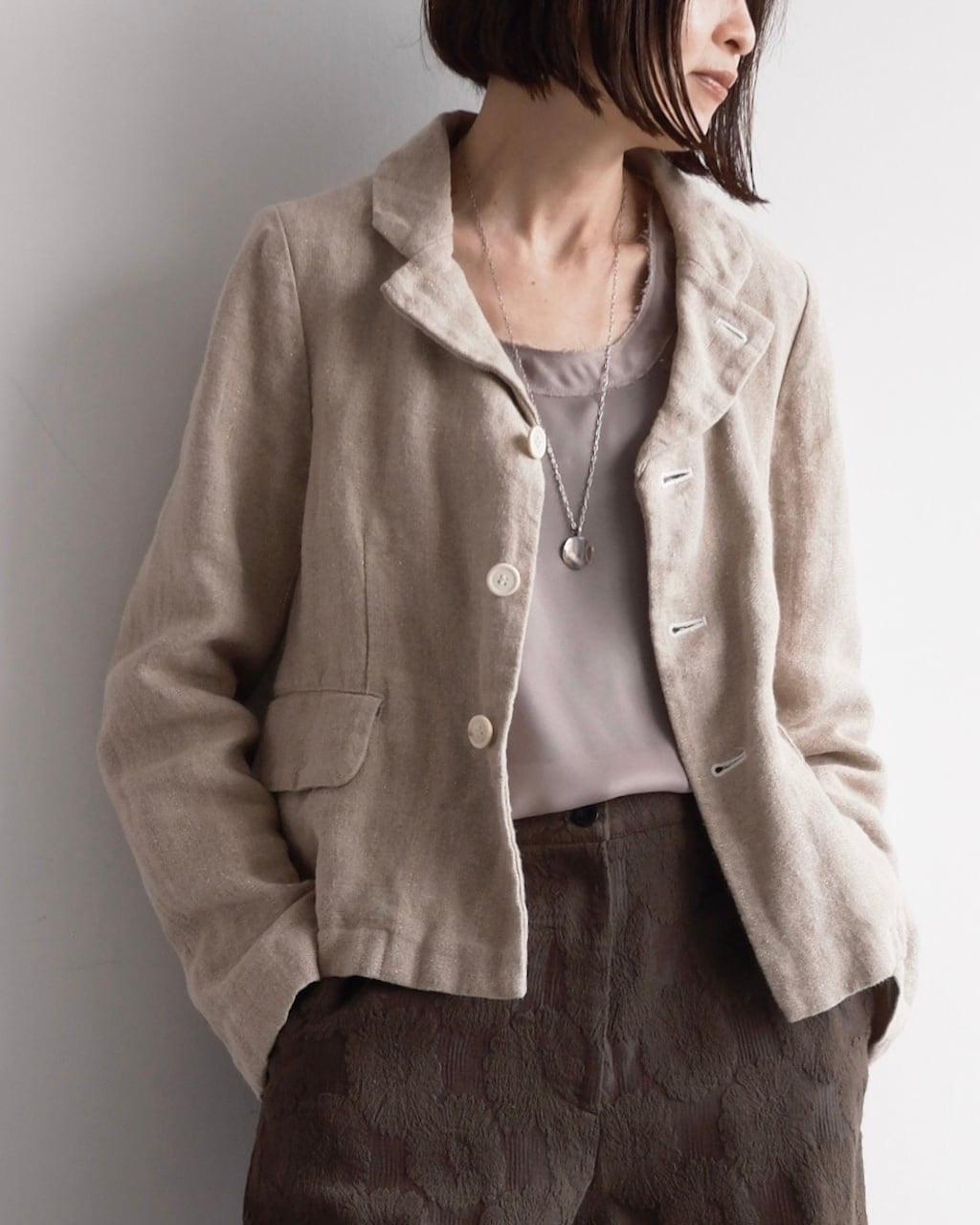 Comme Des Garçons SS12 Linen Jacket