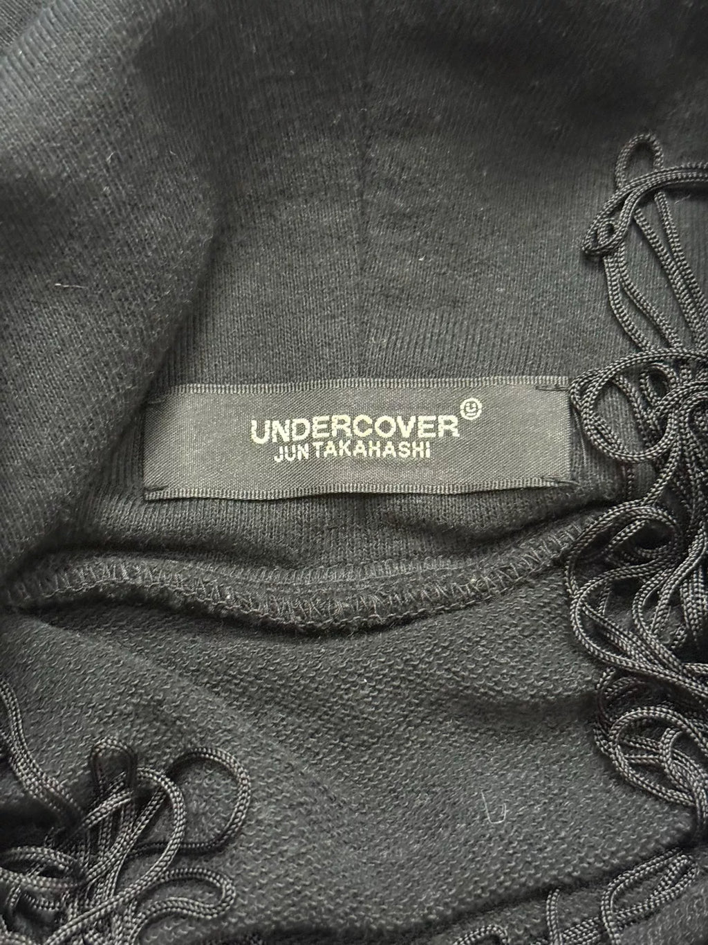 Undercover Hooded Fringe Batwing Hoodie