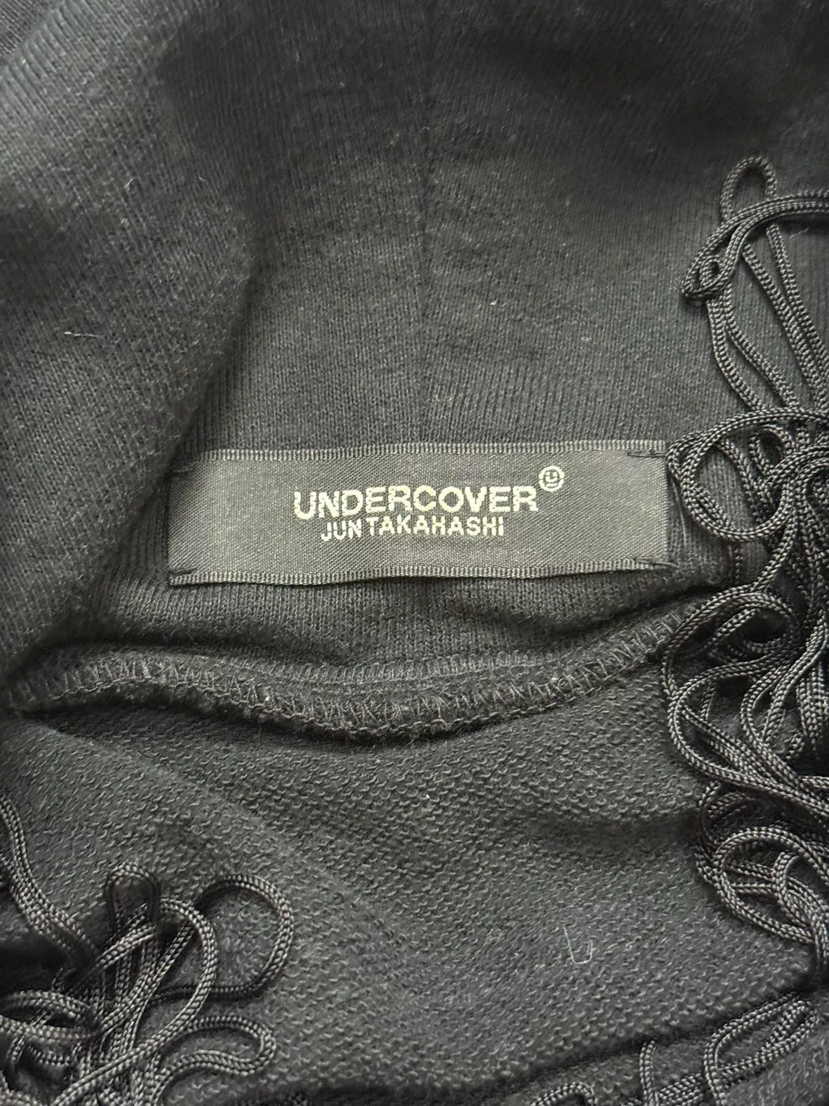 Undercover Hooded Fringe Batwing Hoodie
