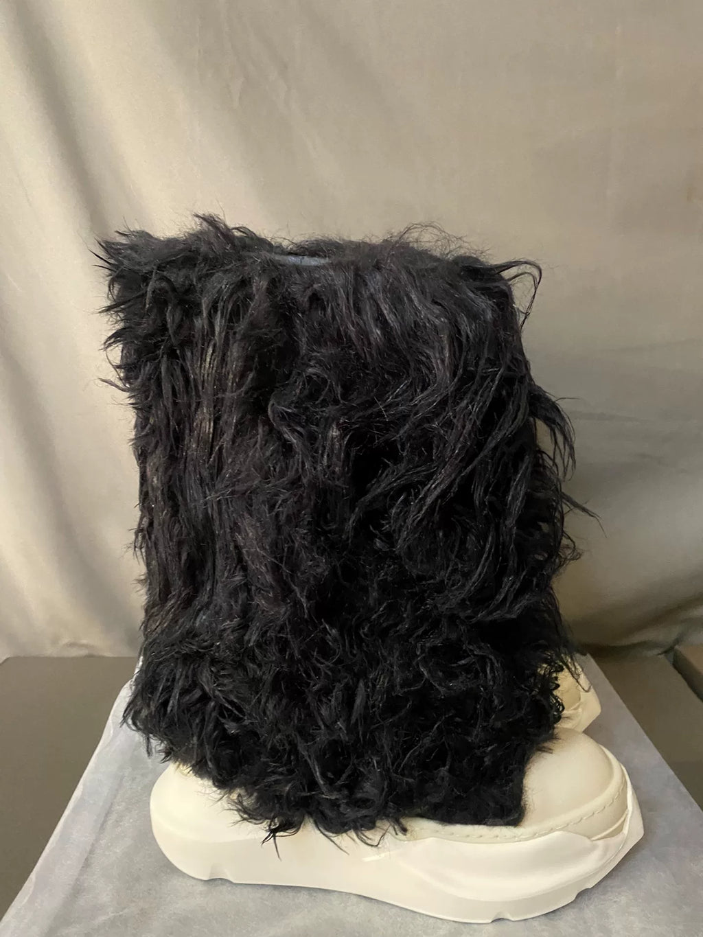 Rick Owens 22FW Platform Fur Boots