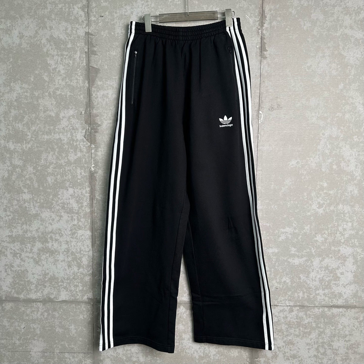 Balenciaga x adidas Collab Black Sweatpants