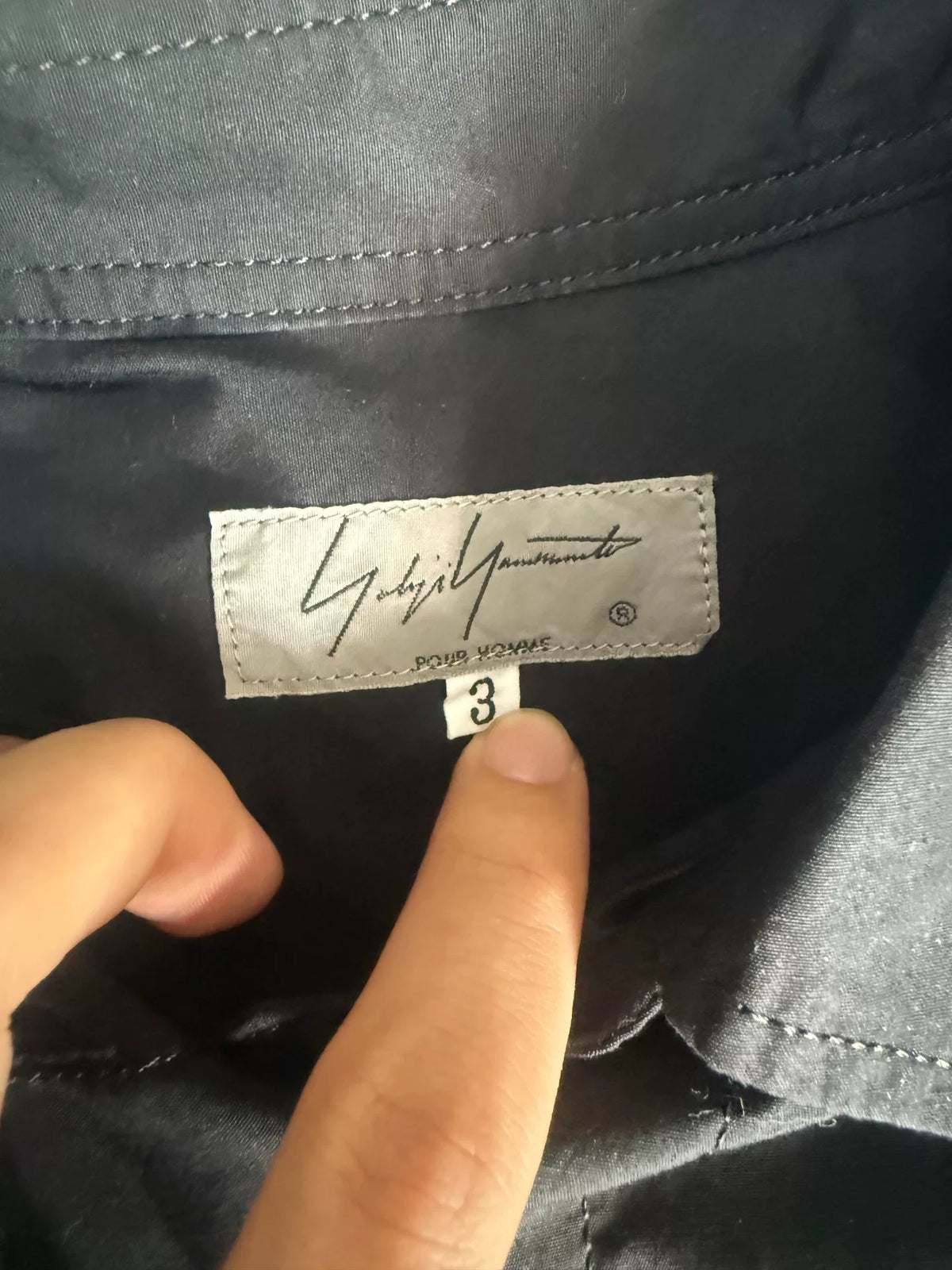 Yohji Yamamoto Tuxedo Shirt