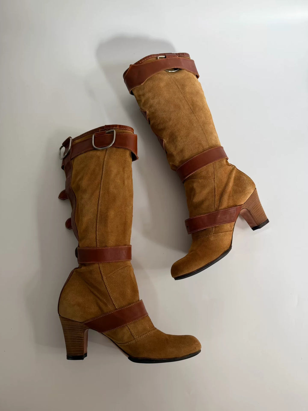 Vivienne Westwood Beige Pirate Boots