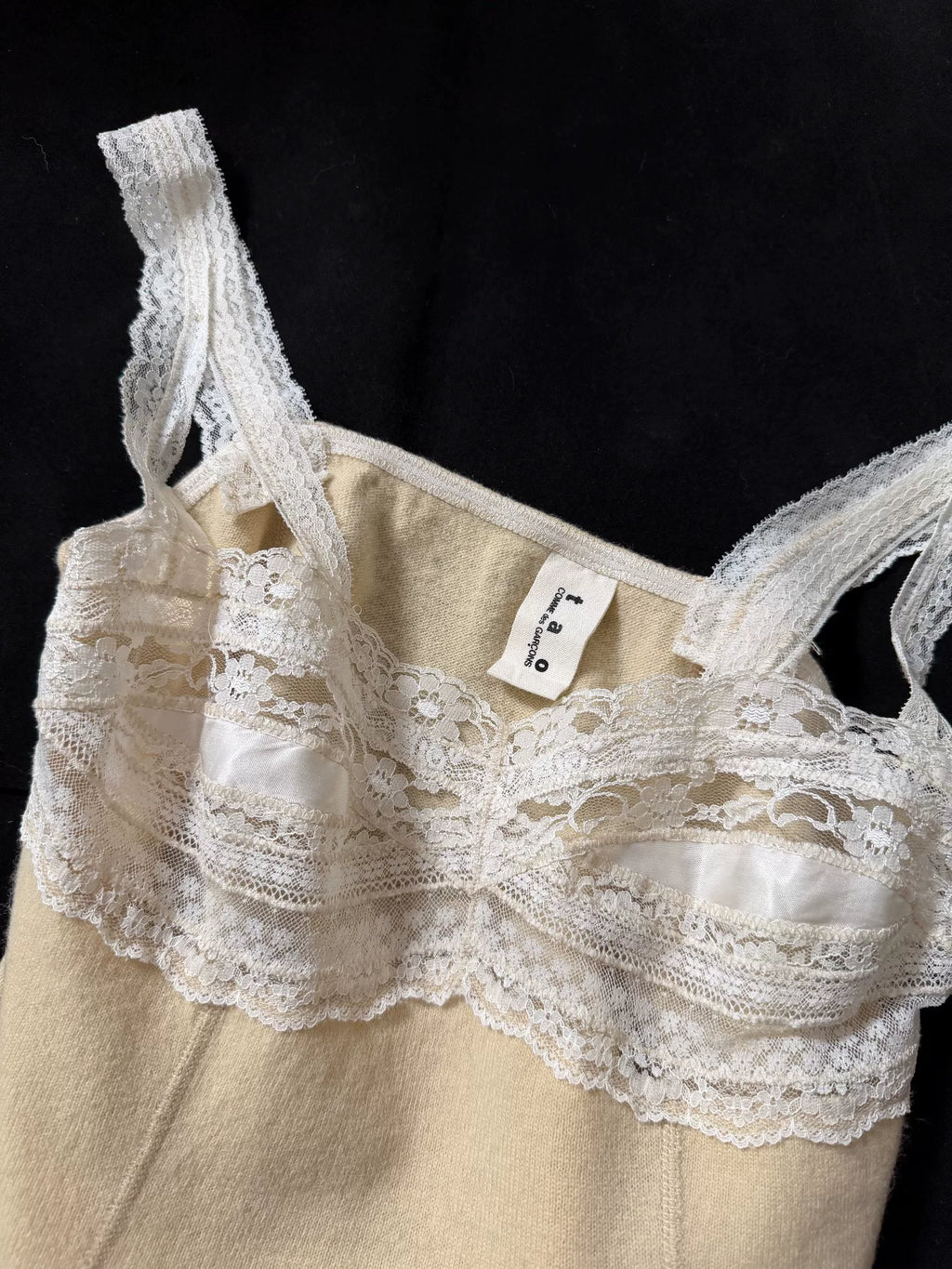 Comme Des Garcons Lace Spliced Corset - Devines