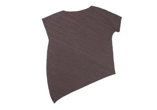 Issey Miyake Vintage Brown Deformed Pleated Top