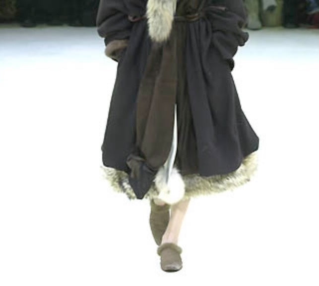 Yohji Yamamoto Fuzzy Slippers