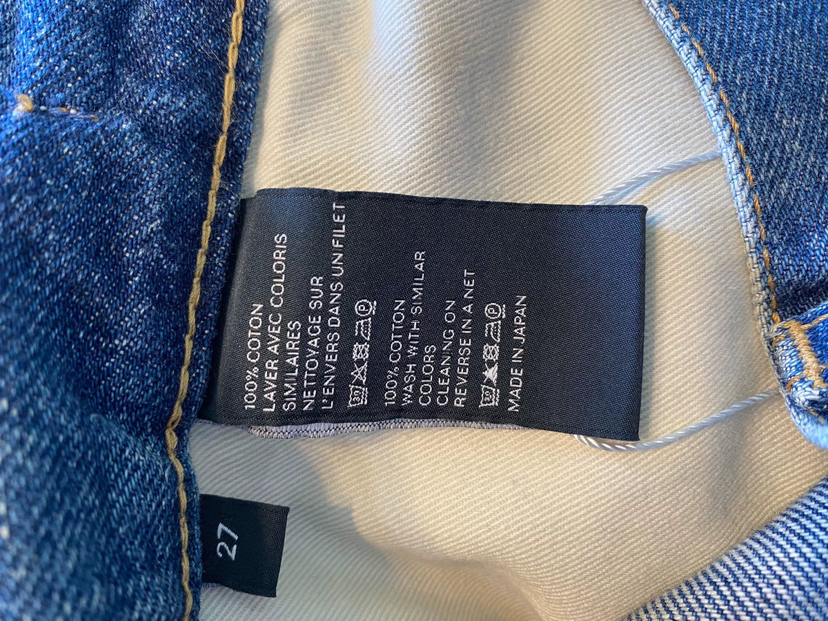 Celine Chain Logo Denim Jeans