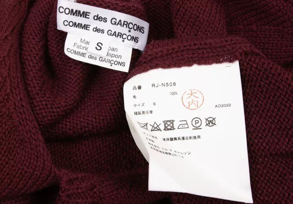 COMME des GARCONS Garçons Vintage Red Sweater