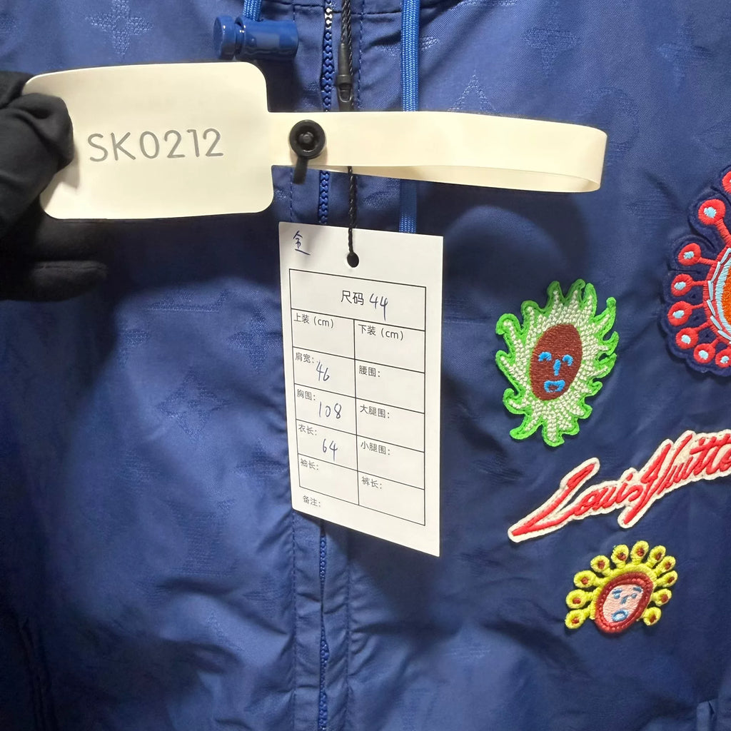 Louis Vuitton Yayoi Kusama Tone-On-Tone All-Over Print Zip Hoodie