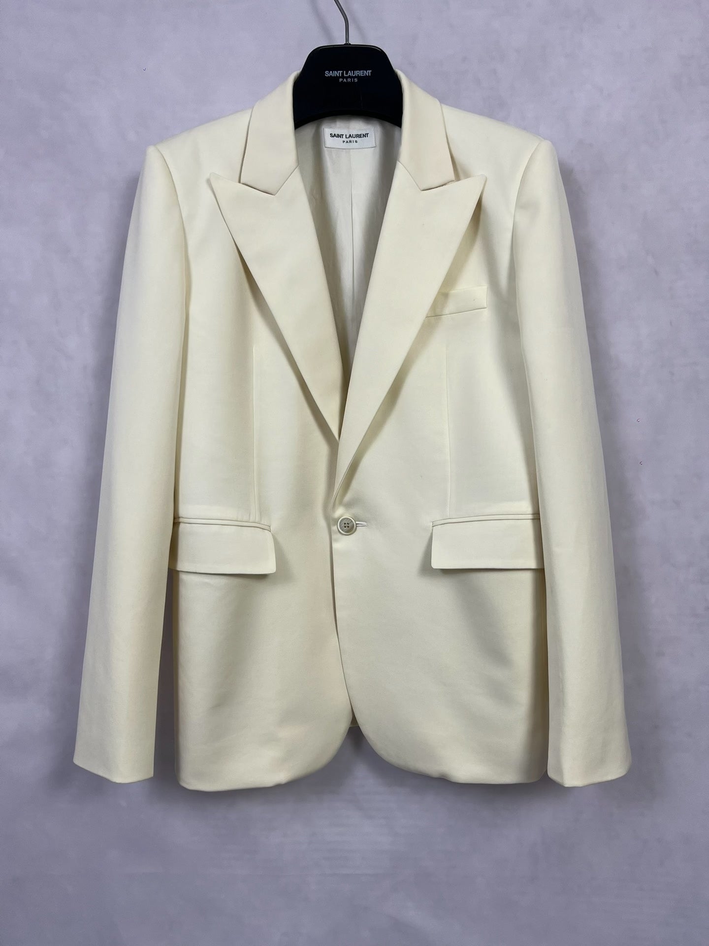 Saint Laurent Slp24ss White Suit