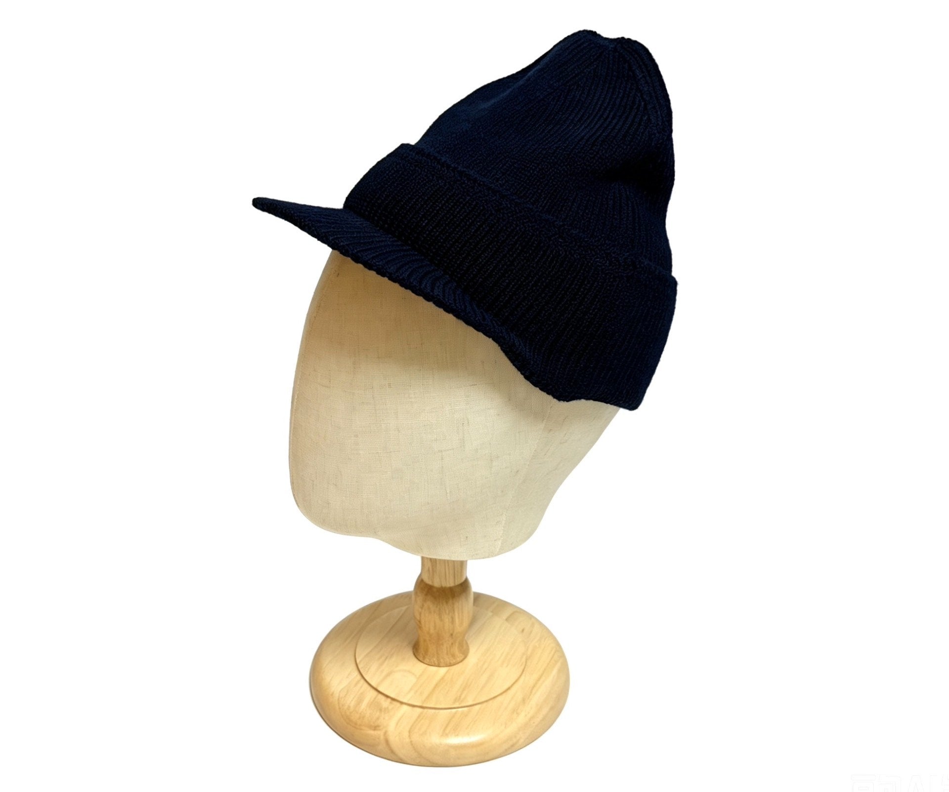 Visvim Sport Visor Knit Black Wool Beanie