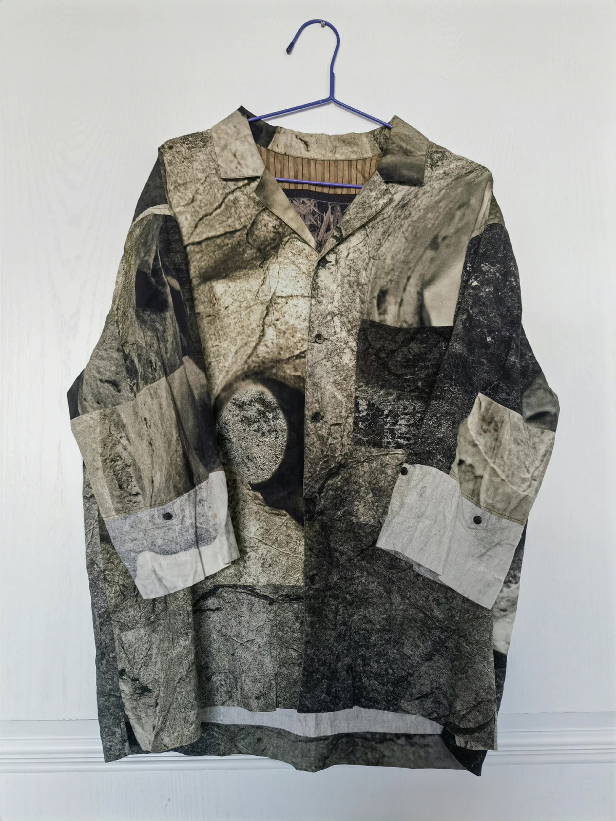 ziggy chen 21aw Taihu Stone Double-Wear Shirt