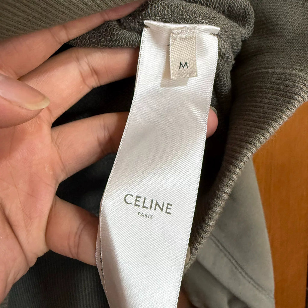 Celine Slogan Logo Sweatshirt