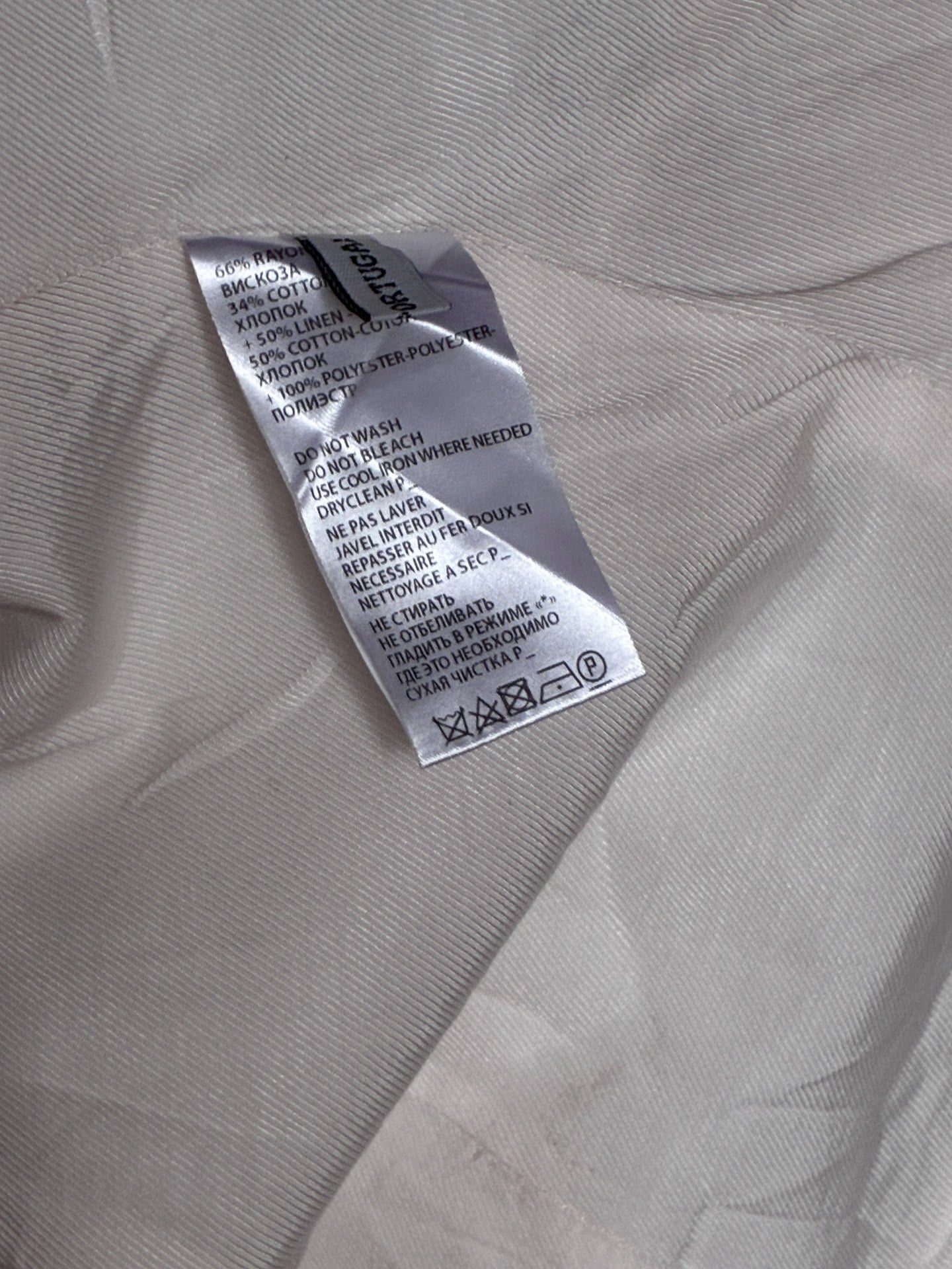 Ann Demeulemeester 97SS White Label Lace-Up Jacket