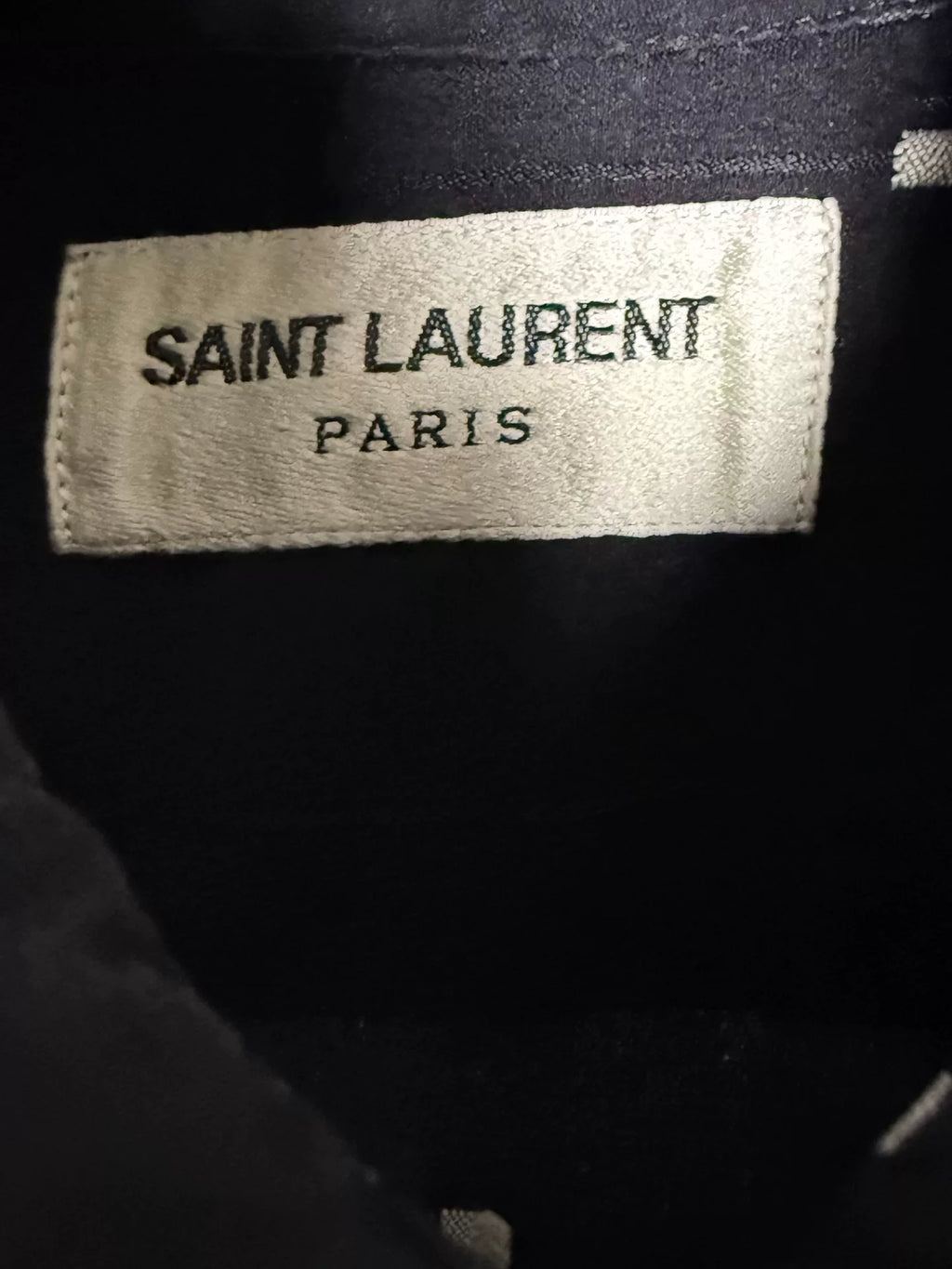 Saint Laurent Paris 20FW Silk Plaid Shirt