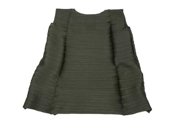 Issey Miyake Vintage Green Pleated Dress