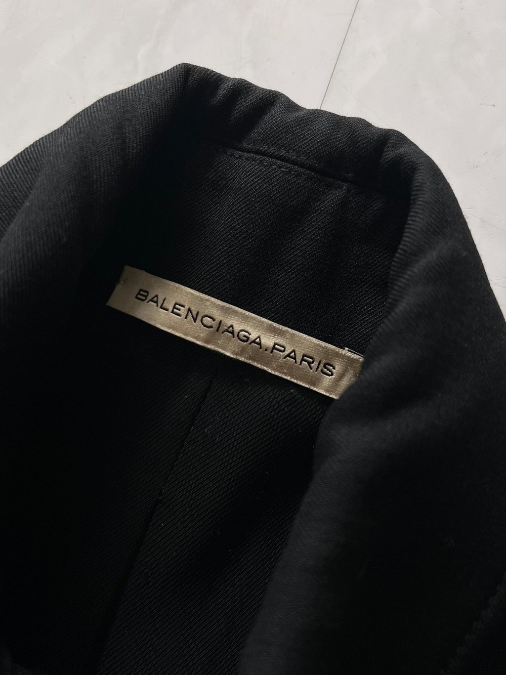 Balenciaga Black Wool Coat