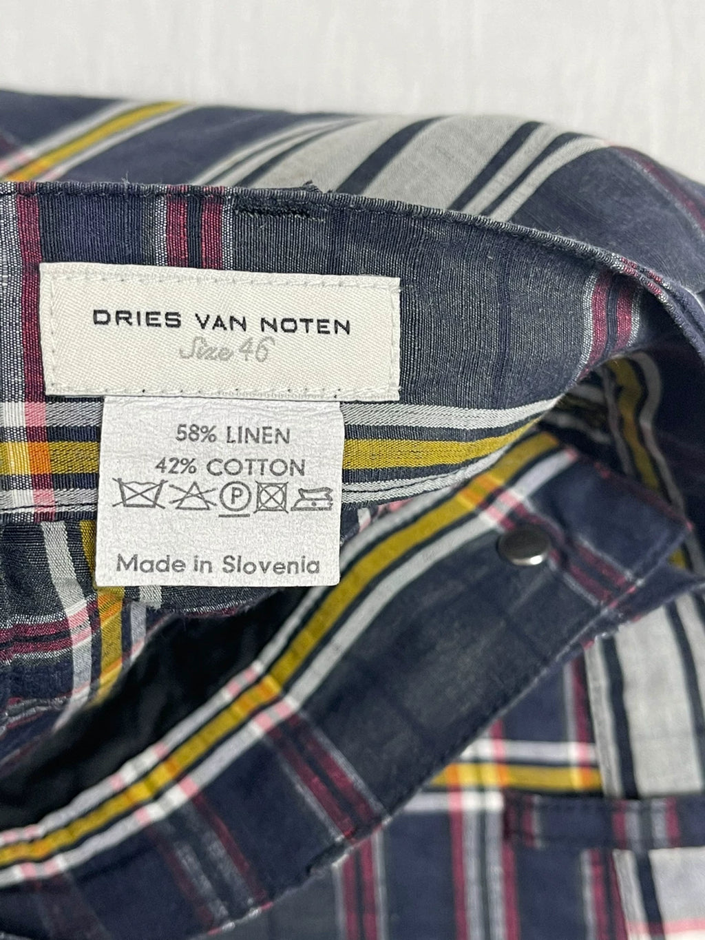 Dries Van Noten 05ss Show Style Plaid Western Pants Long Pants