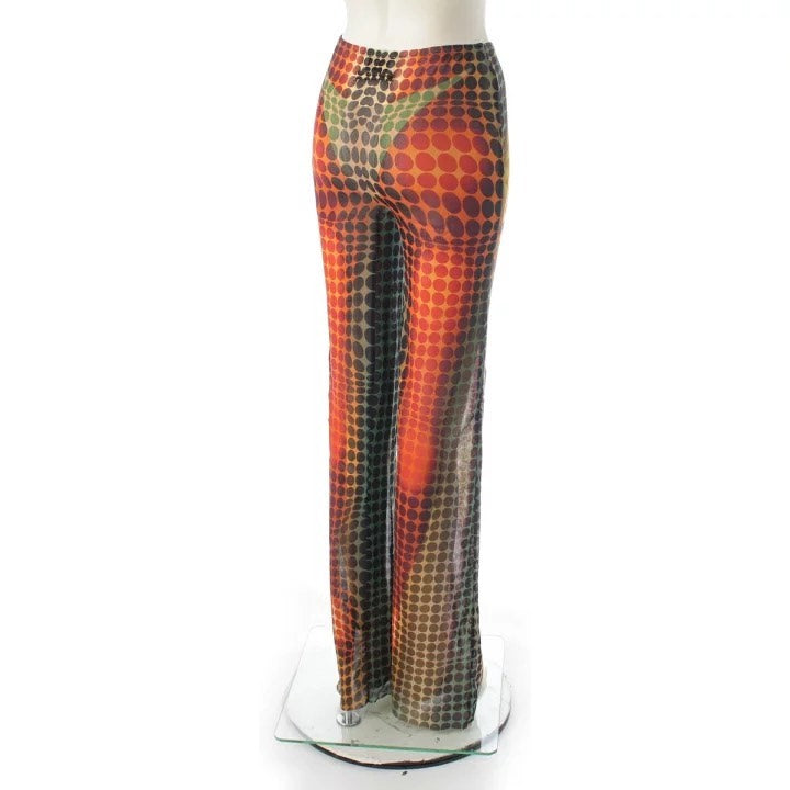 Jean Paul Gaultier Cyber Polka Dot Mesh Jumpsuit