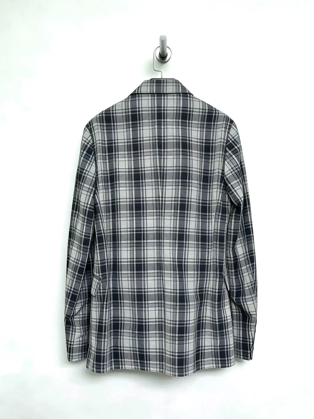 DRIES VAN NOTEN Plaid Cupro Jacket