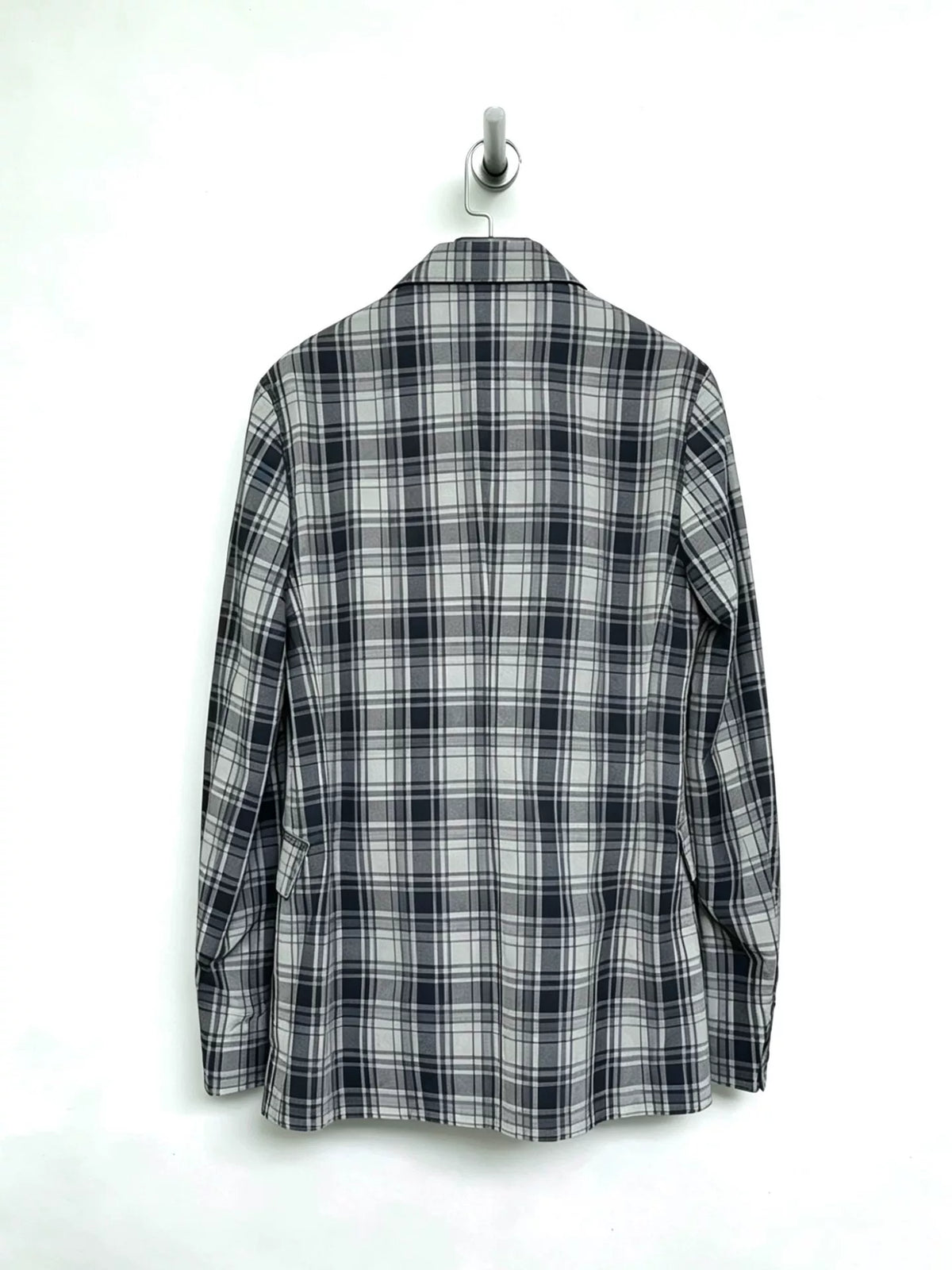 DRIES VAN NOTEN Plaid Cupro Jacket