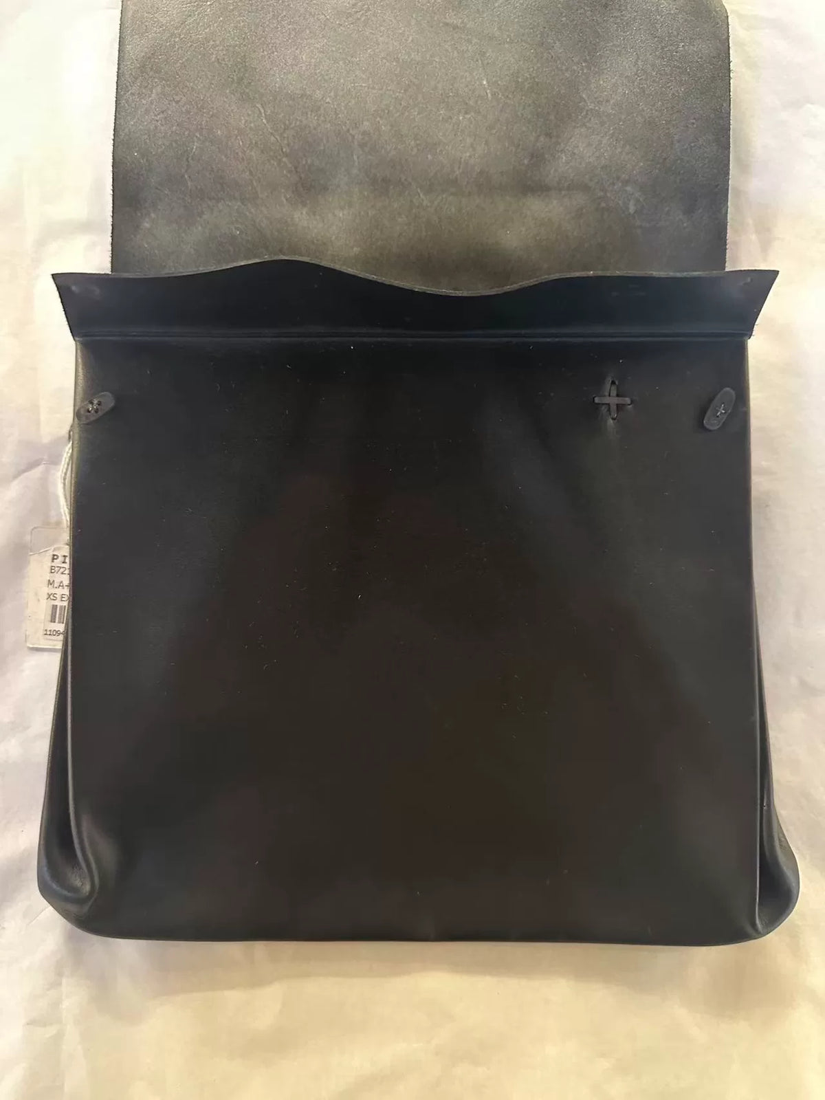 M.A+ FW18 expandable accordion w/chain Vachetta Black Sterling Silver Bag