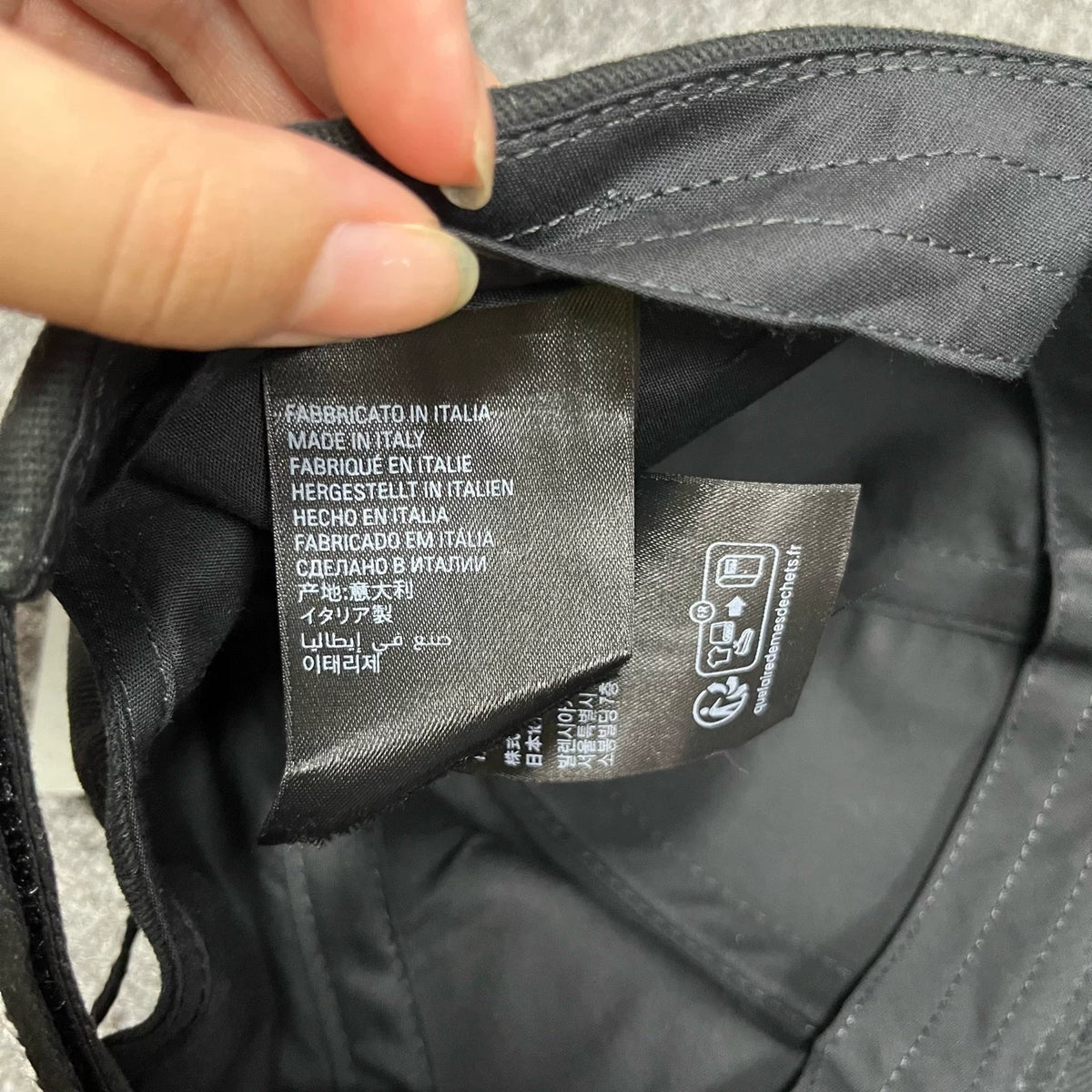 Balenciaga Black Letter Logo Cap
