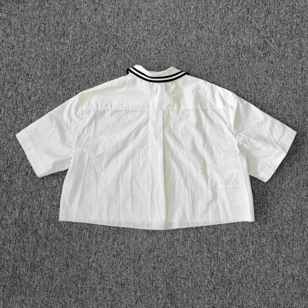 Miu Miu Short Sleeve Logo Shirt
