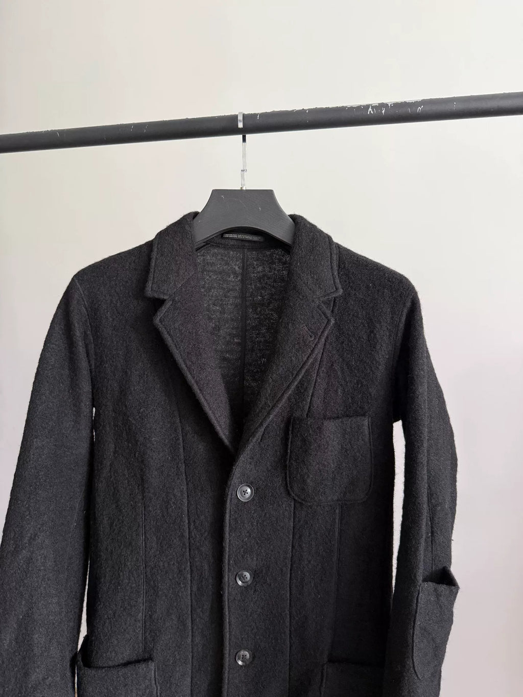 Yohji Yamamoto Costume Wool Blend Coat