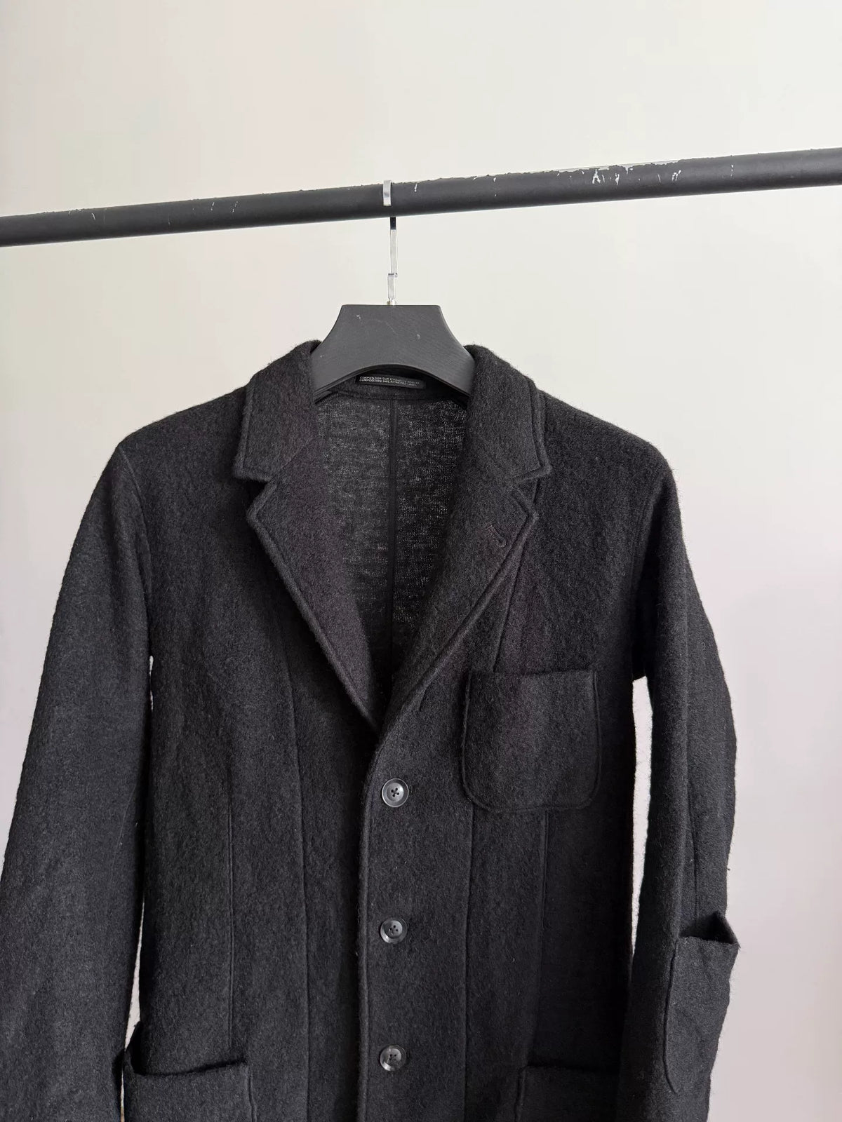 Yohji Yamamoto Costume Wool Blend Coat