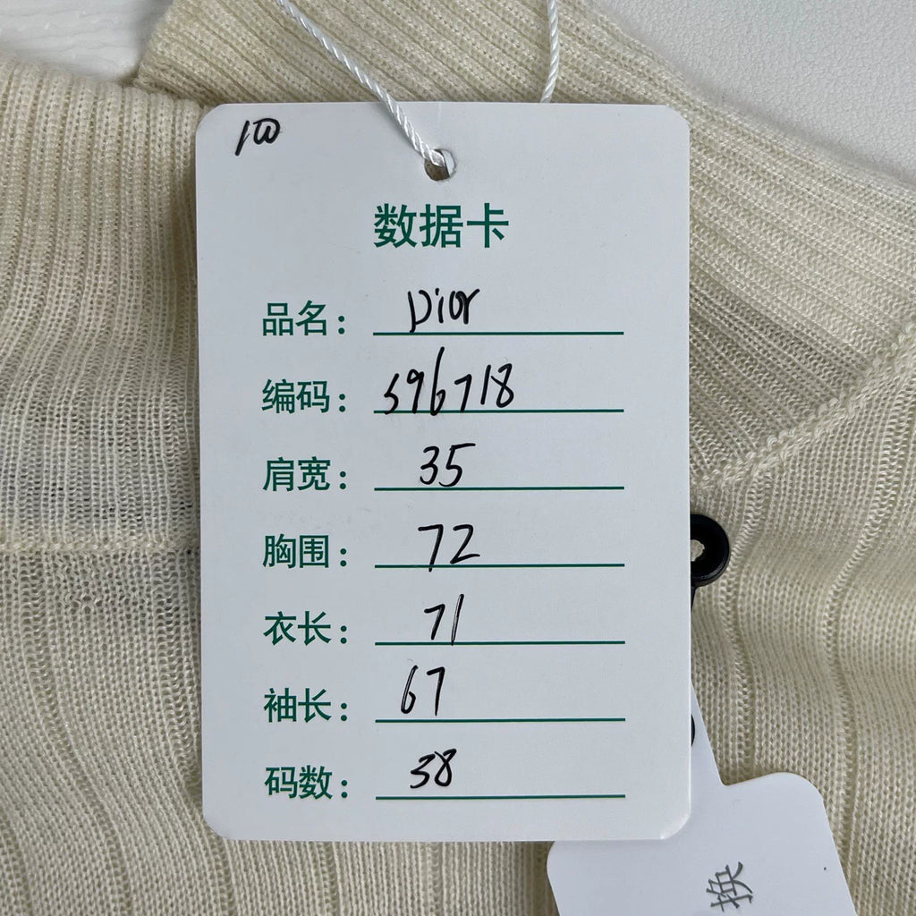 Dior Embroidered Little Bee Turtleneck Sweater