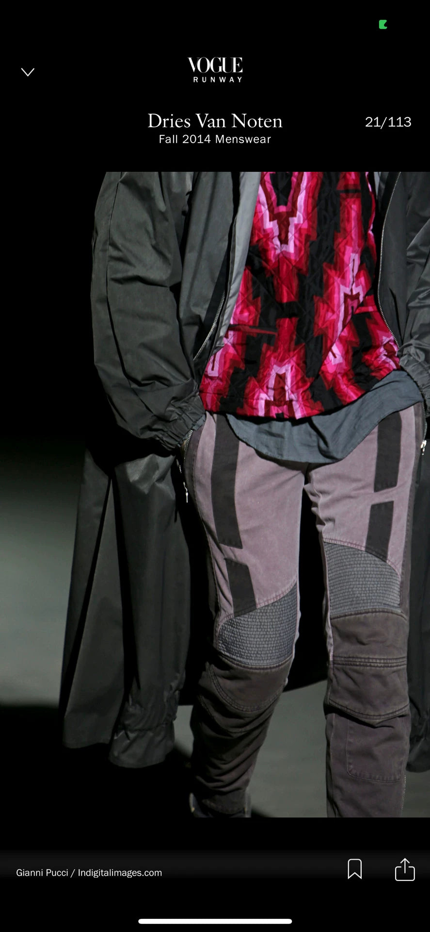 Dries Van Noten F14aw Bandage Motorcycle Pants