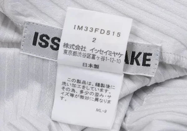 Issey Miyake Vintage White Main Line Pleated Top