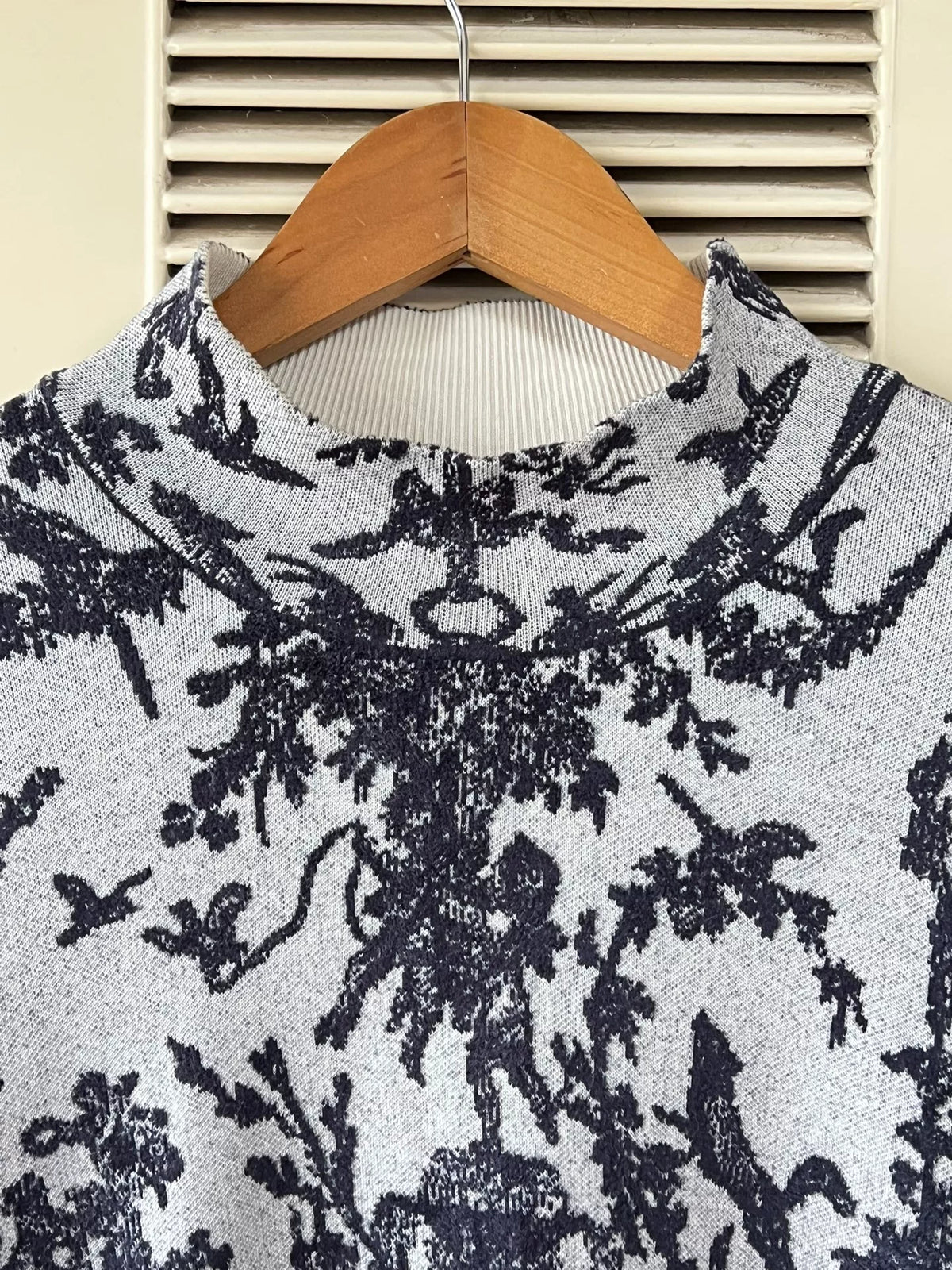 Dior Black White Jacquard Top