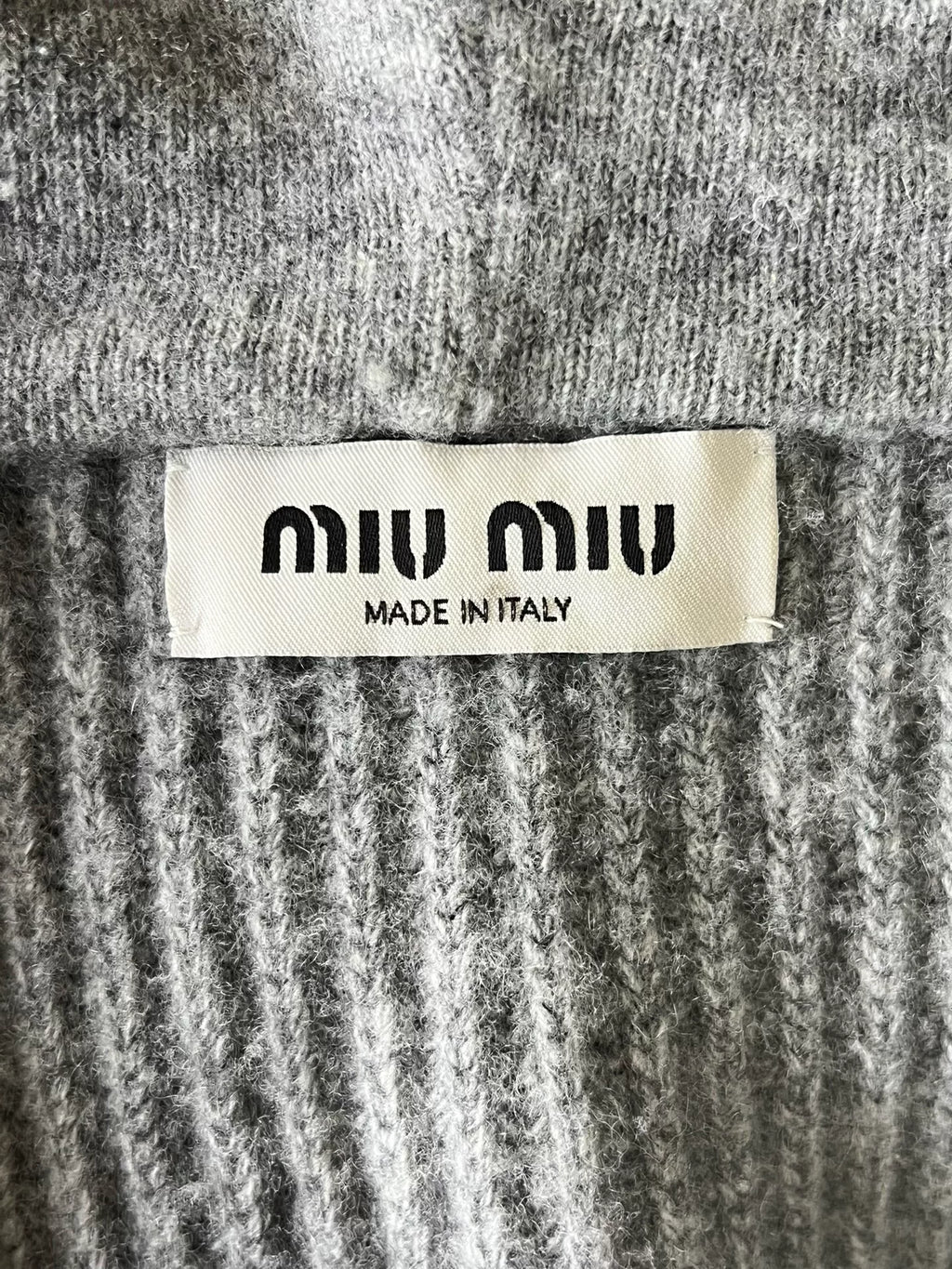 Miu Miu Cashmere Hooded Knit Cardigan