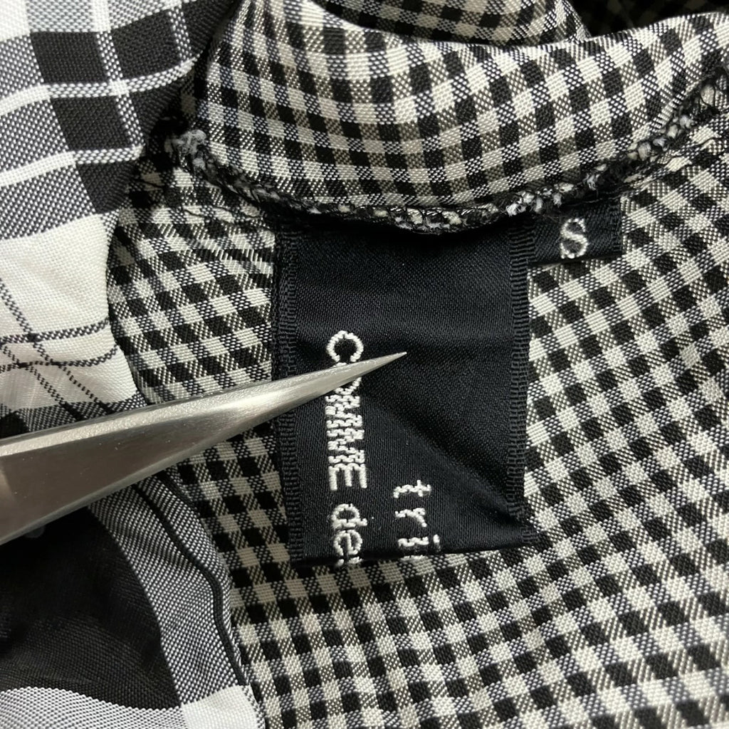 Comme des Garcons Plaid Peter Pan Collar Dress