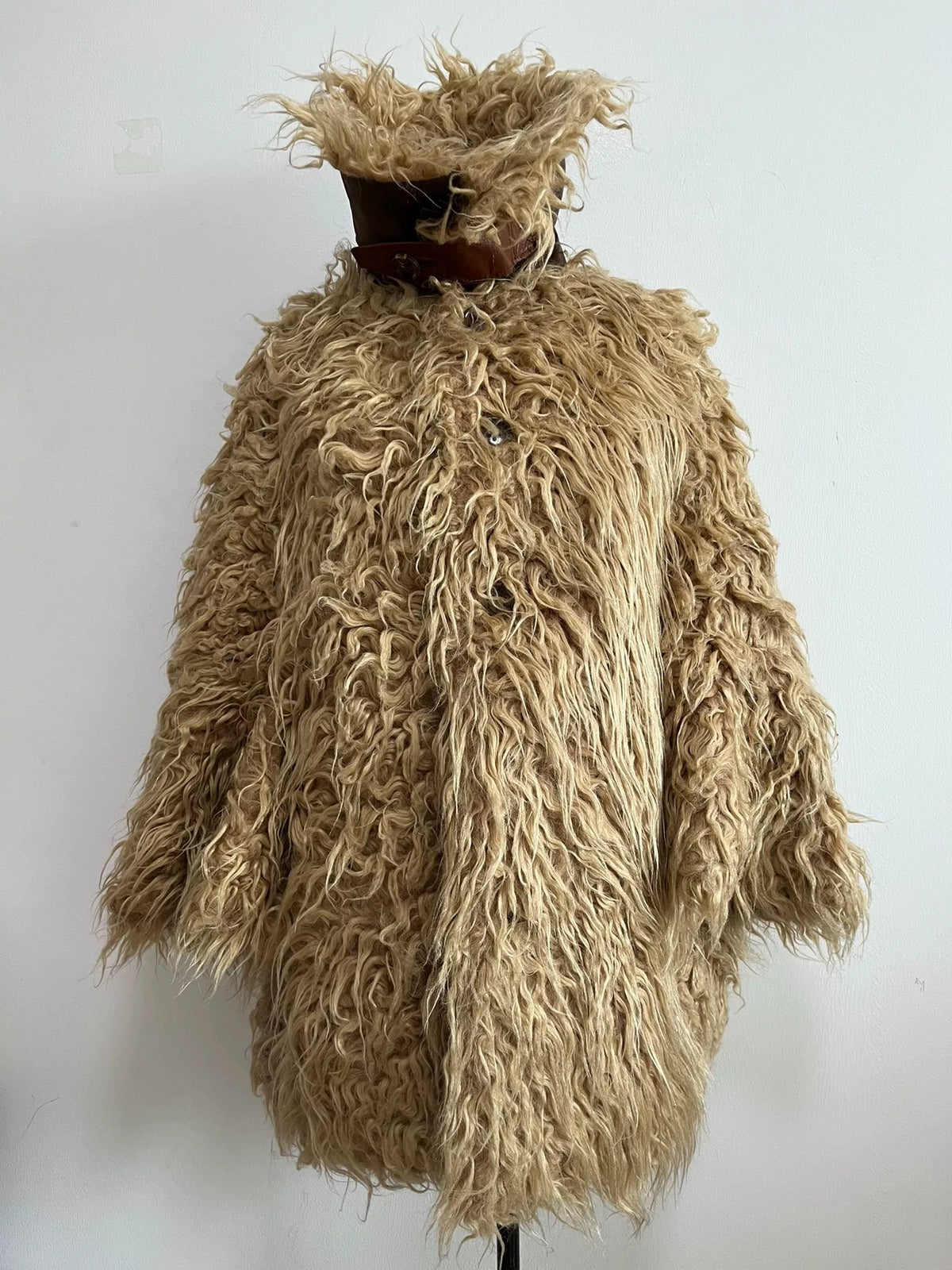 Junya Watanabe faux fur coat