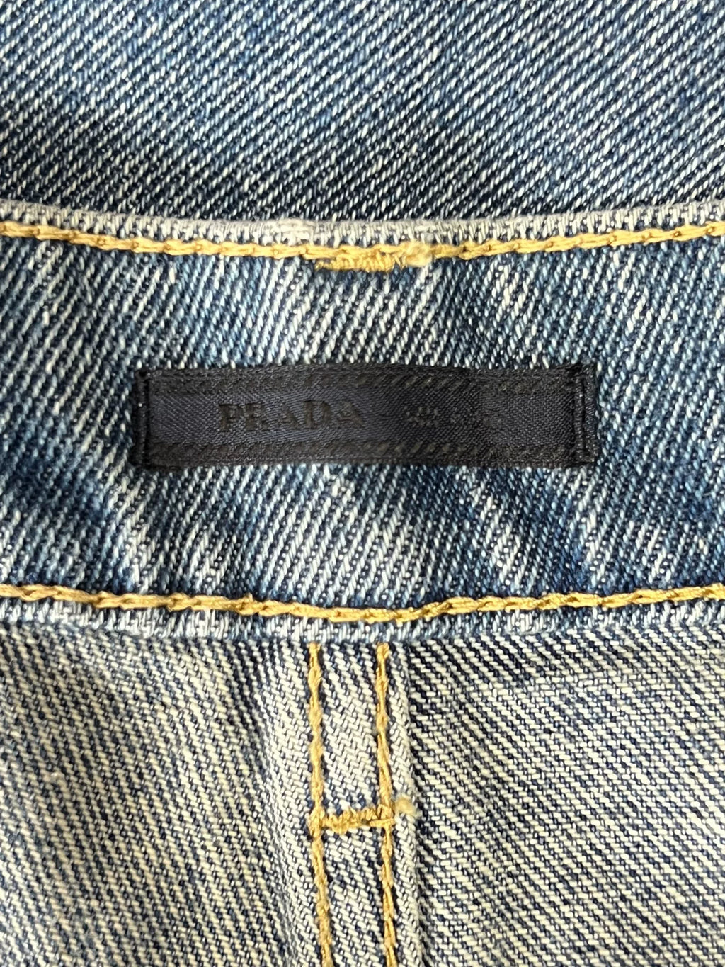 Prada Triangle Logo Jeans