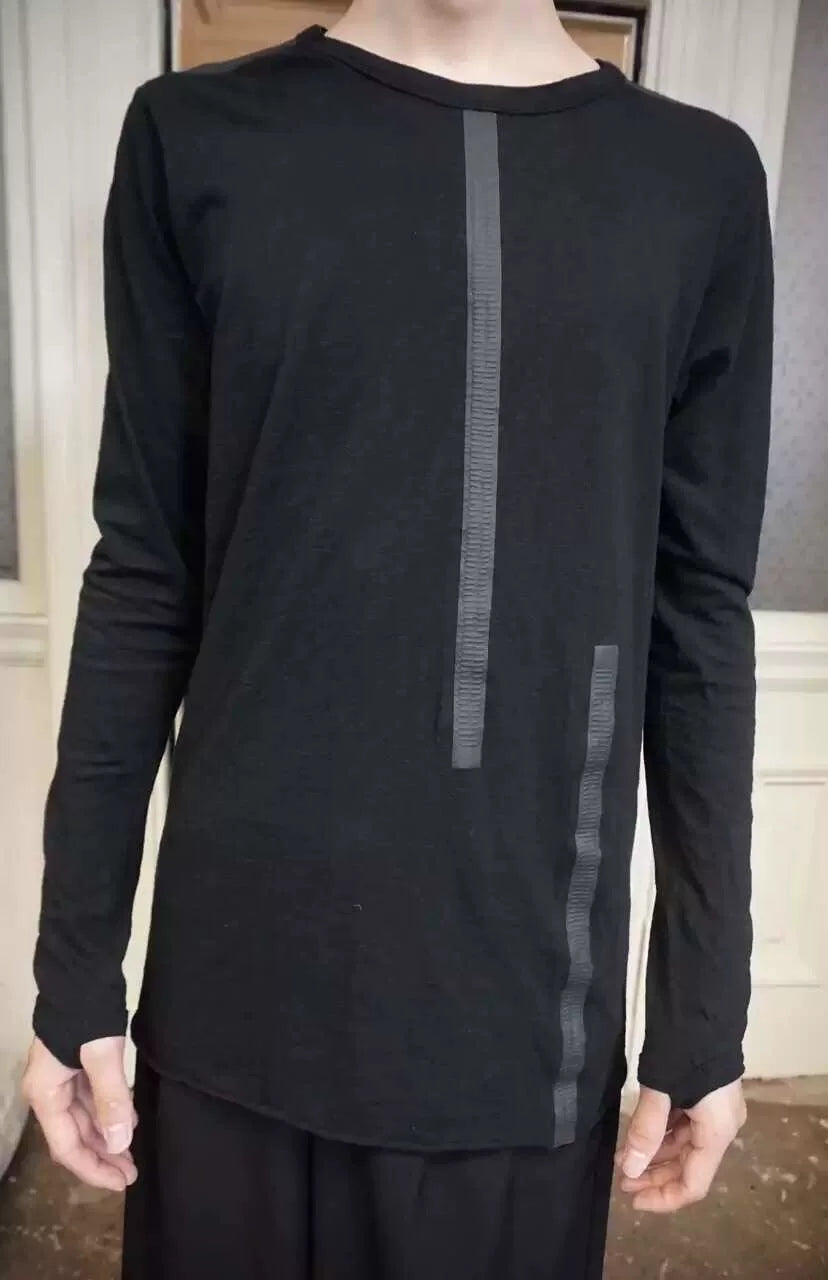 Isaac Sellam Scar Stitch Cotton Long Sleeve Shirt
