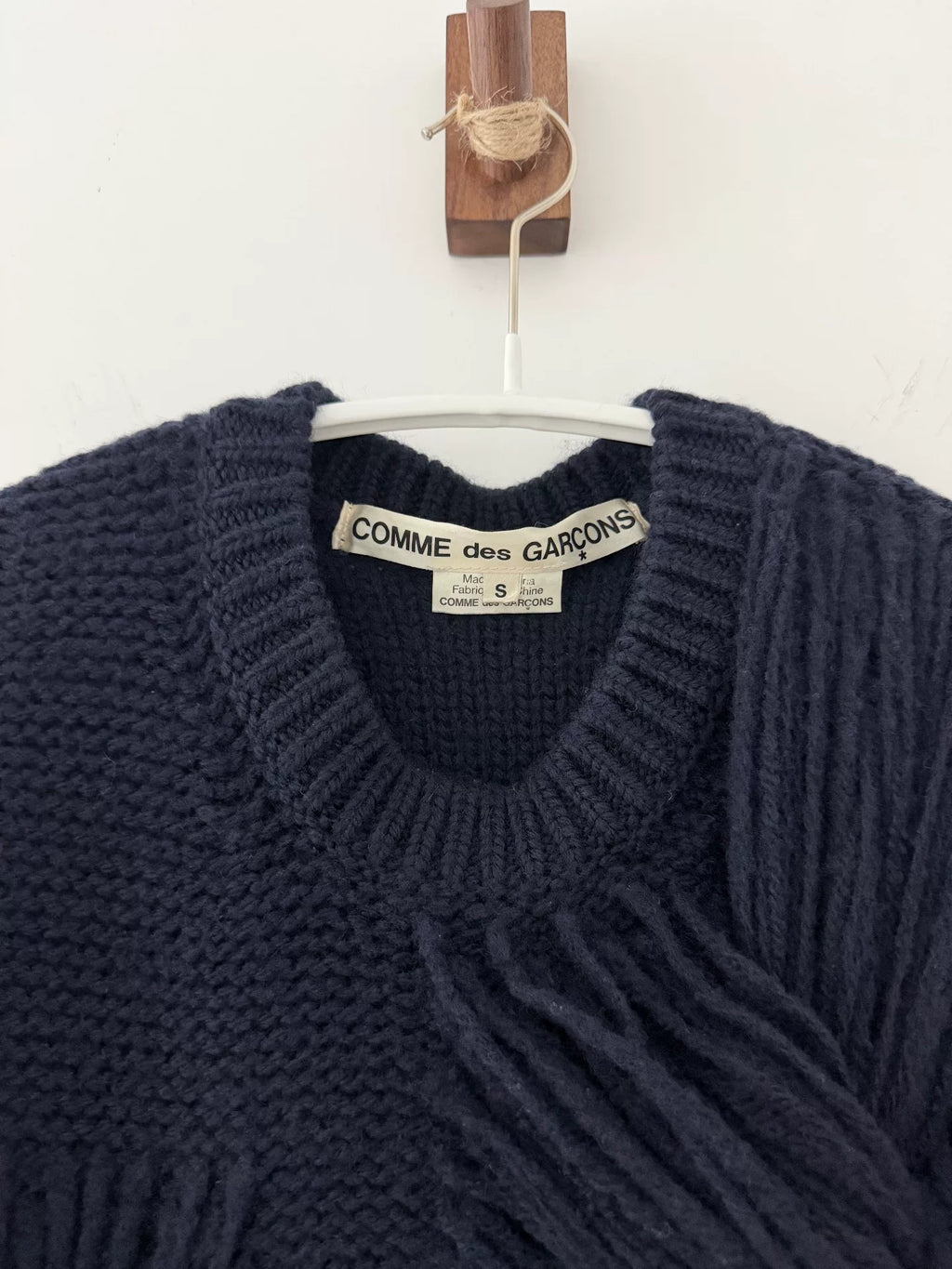 Comme Des Garcons 14AW Braided Knit Sweater - Devines