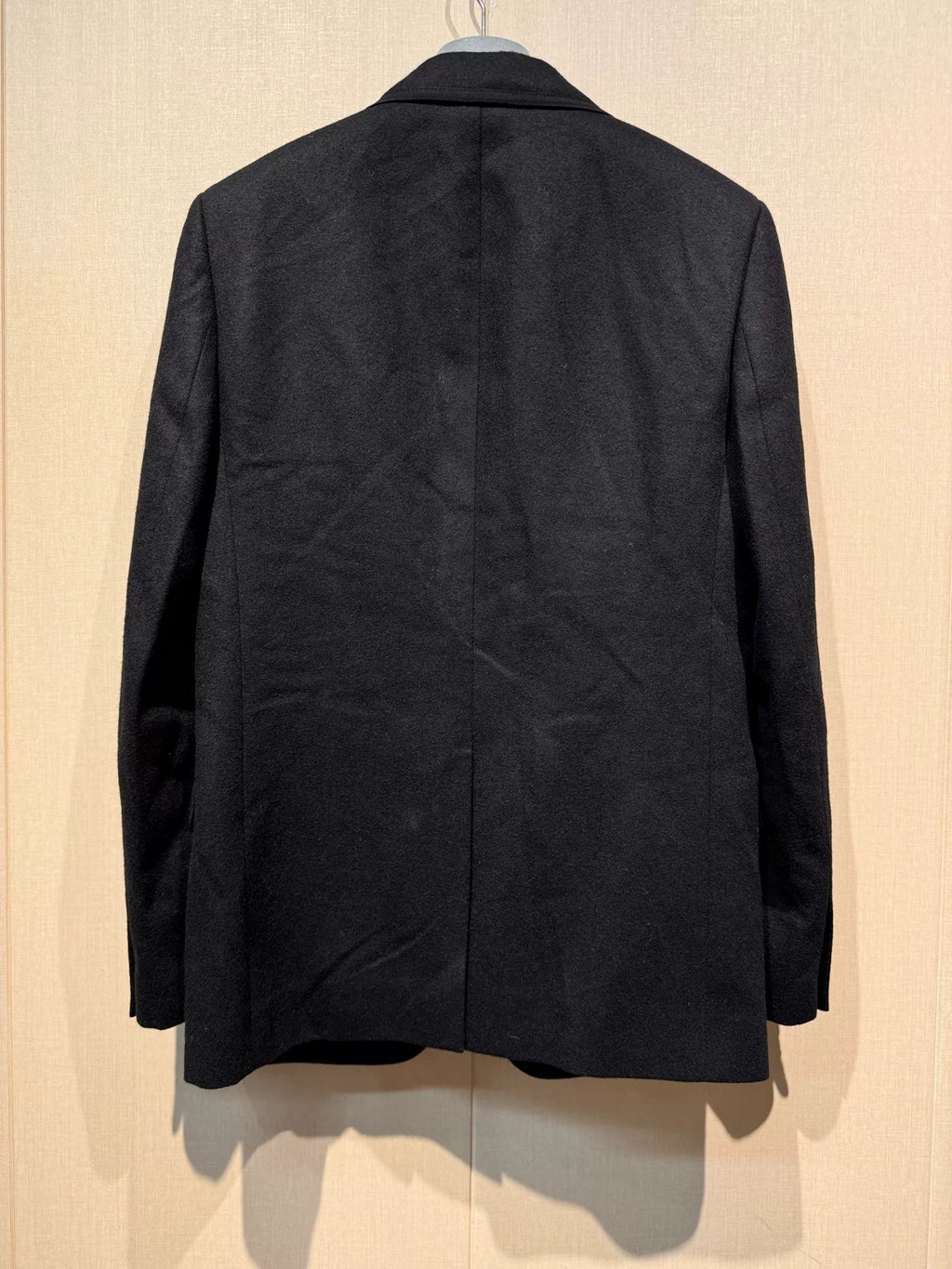 Saint Laurent Black Embroidered Trim Lambswool Blazer
