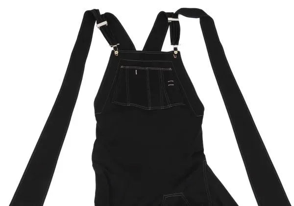 Jean Paul Gaultier Vintage Black Denim Mermaid Pinafore Dress