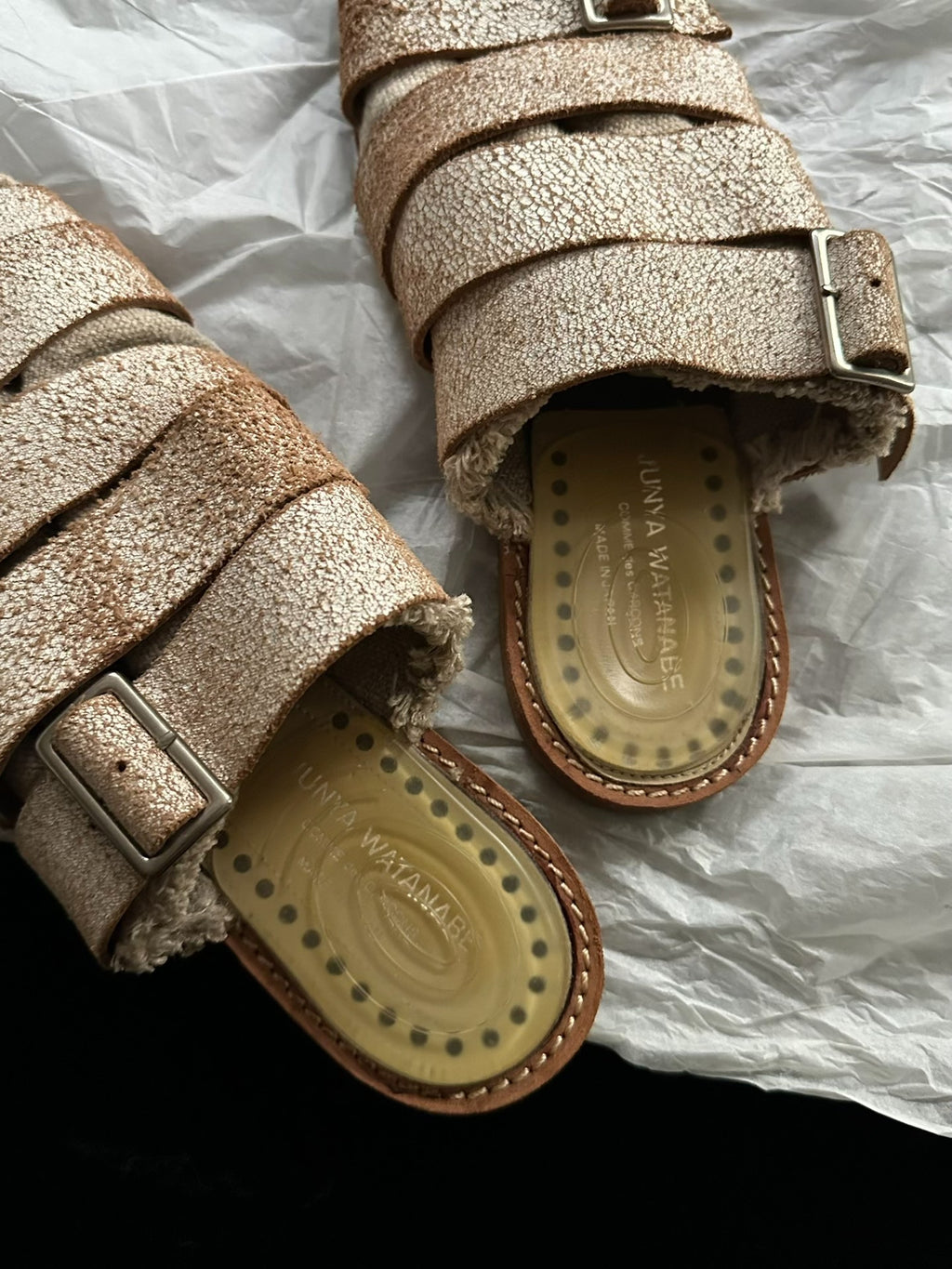 Junya Watanabe Runway Distressed Shoes