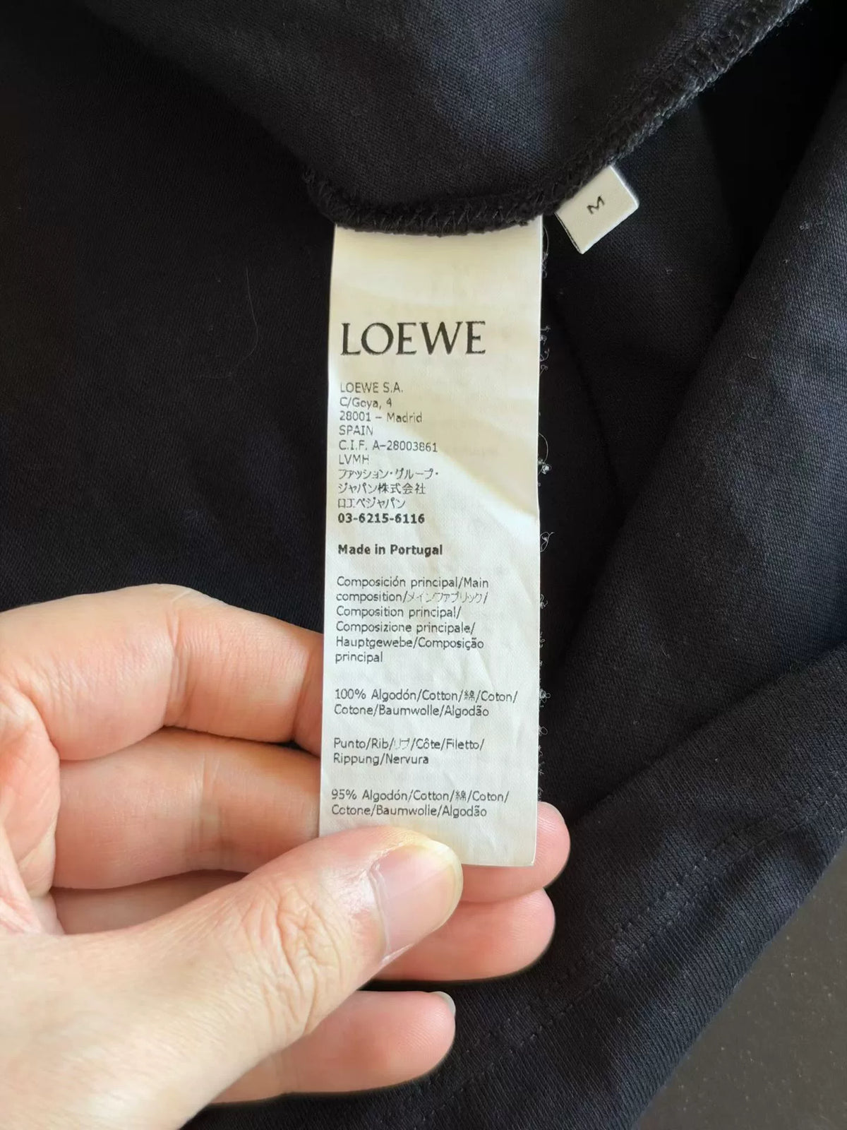 Loewe Fluorescent Pink Logo Short Sleeve T-Shirt